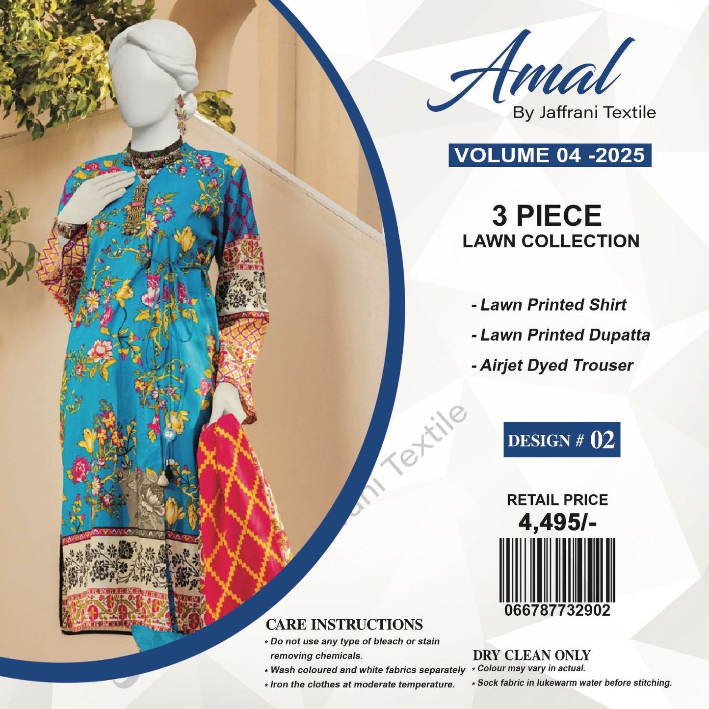 Amal By Jaffarani Light Blue 3PCS