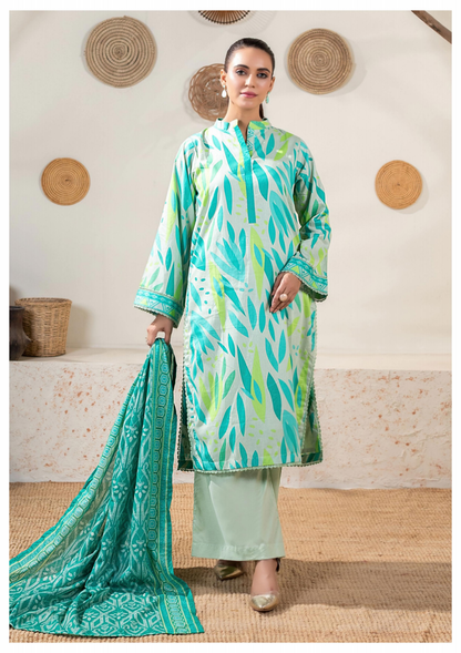 Bundle Of Zesh Unstitched Lawn 3 Piece in Wholesale Price 100% Original 🔥❤️