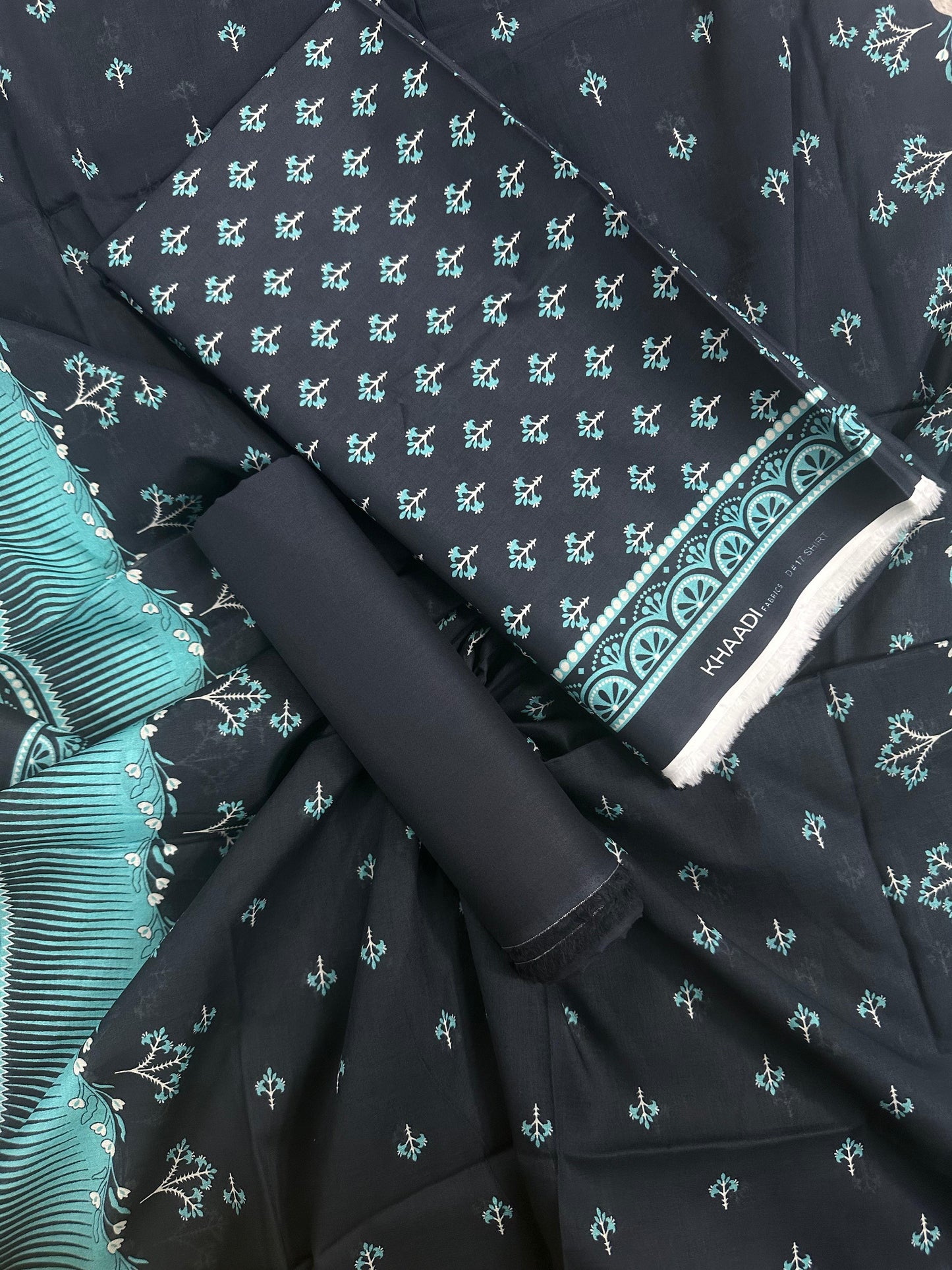 Khaadi Blue Star Printed 3Pcs