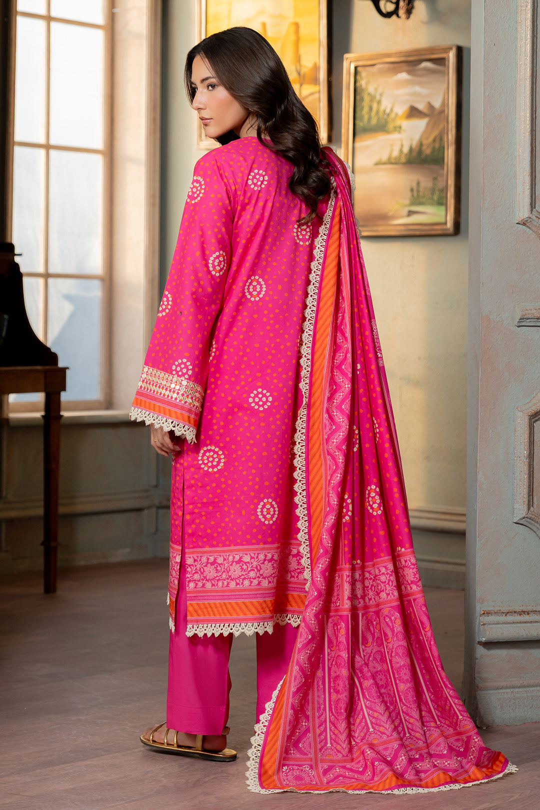 Zellbury D.C:- WUS26E30502 Embroidery Printed Lawn 3Pcs Collection