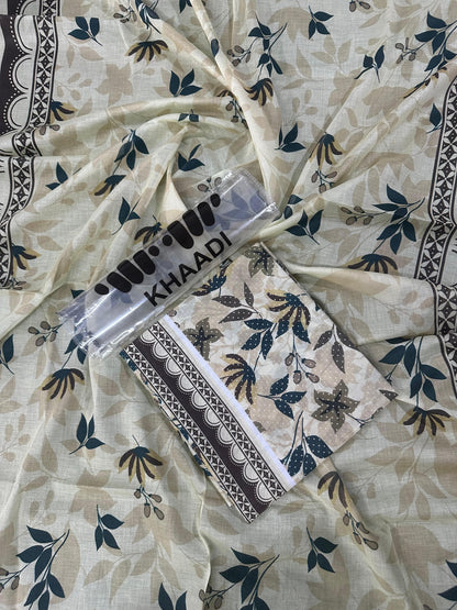 KHAADI 2PC LAWN COLLECTION 
SHIRT + DUPATTA