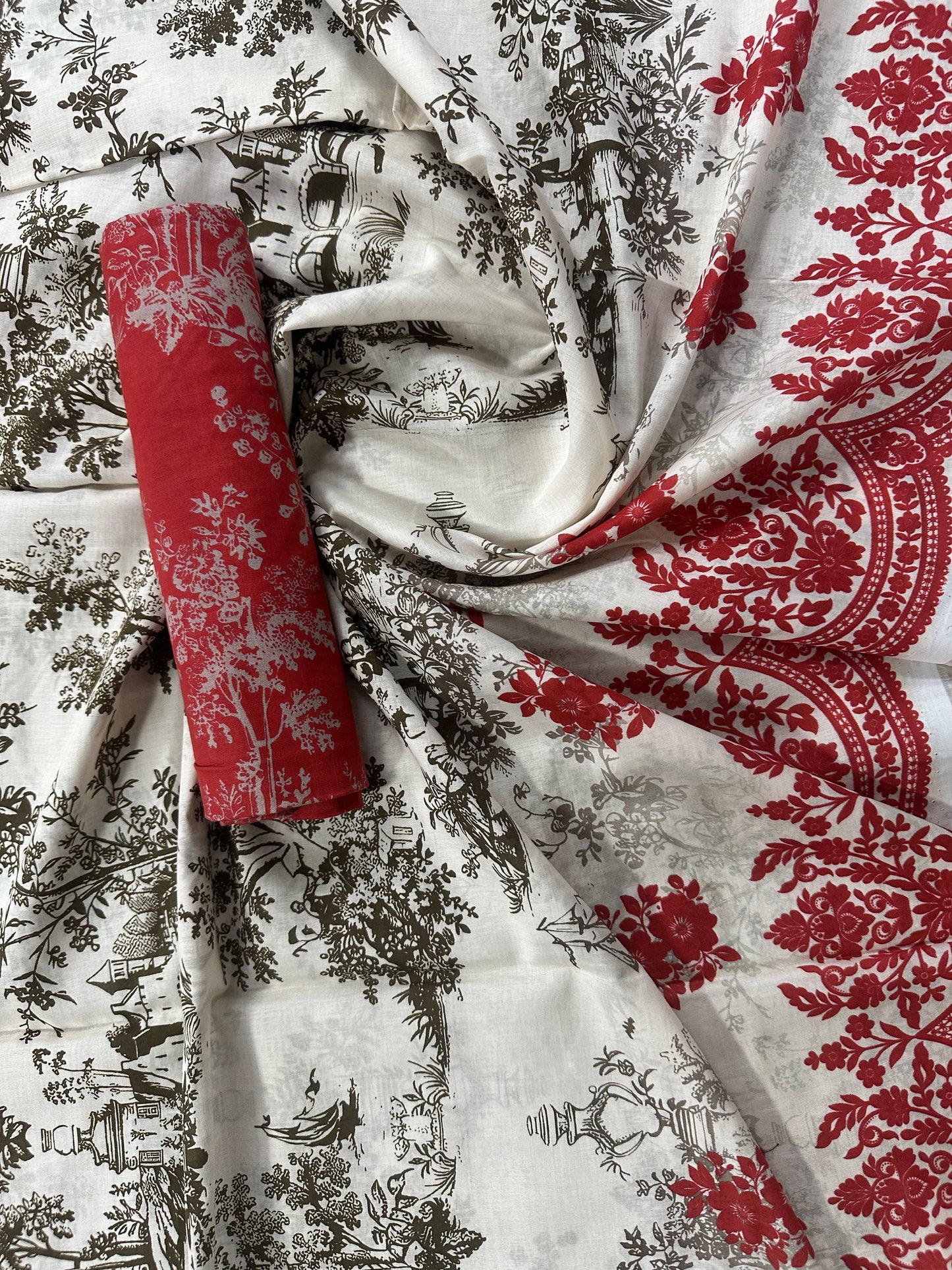 Moosajee Premium Unstitched Collection Digital Printed 2-Piece Suit