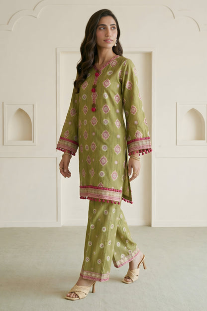 Zellbury D.C:-WUS26E20673   Digtal Printed Embroidery Lawn 2Pcs Collection
