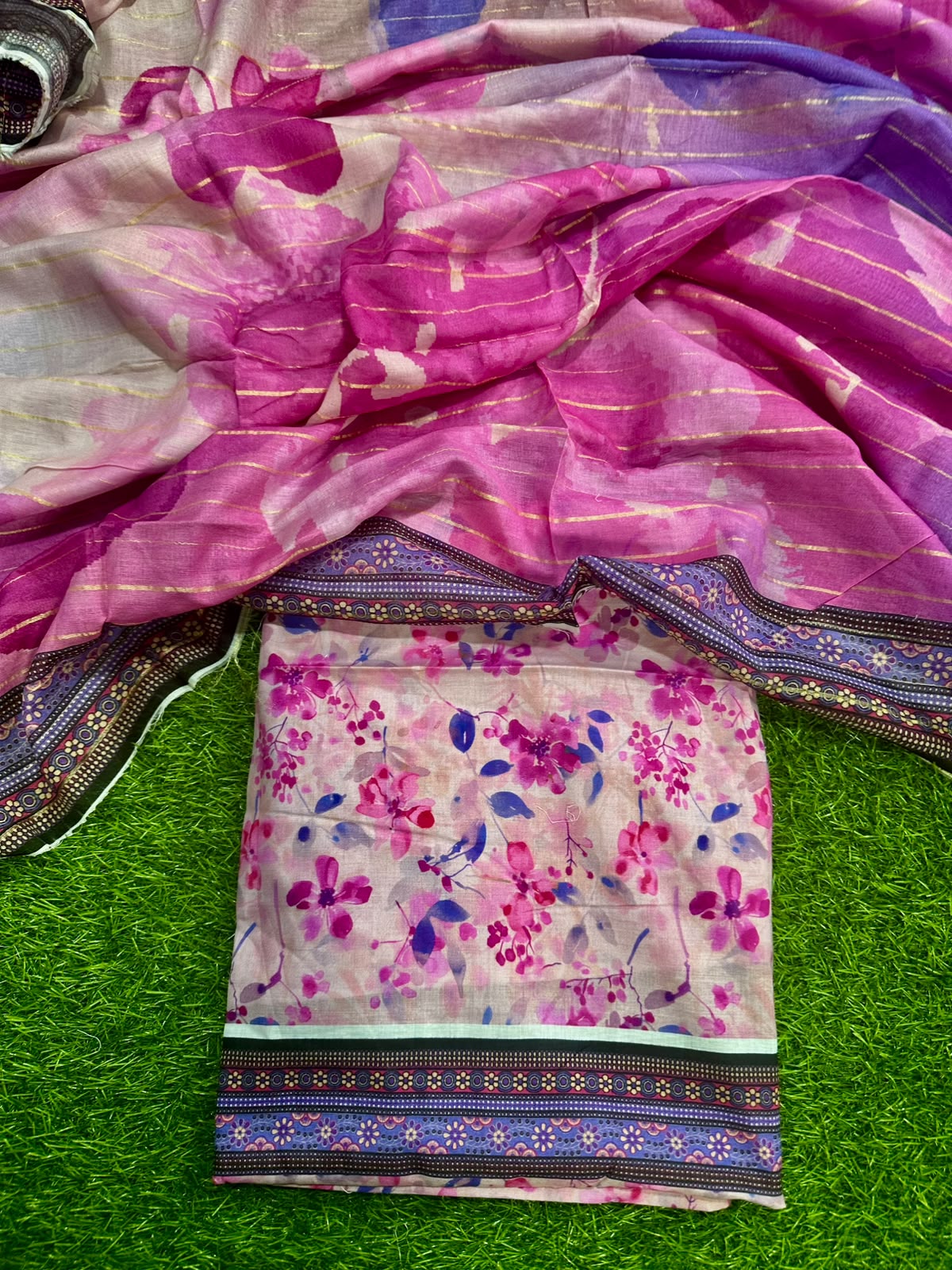 Sapphire & Baroque Pink Flora (S+D) 2PCs