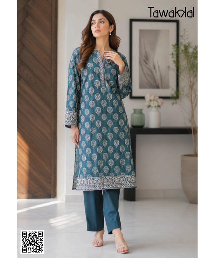 Tawakkal Dark Green Stitched 2-Piece