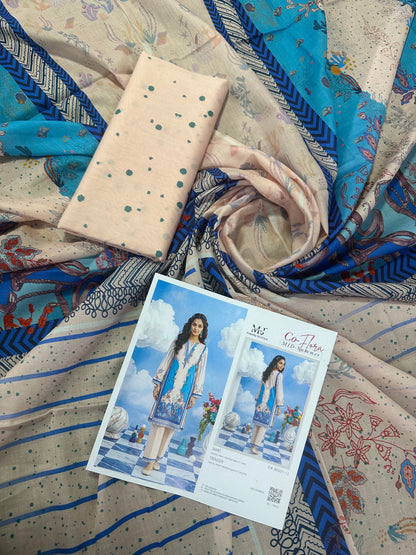 MJ CoFlora Pink-Blue S+T 2Pcs D#12