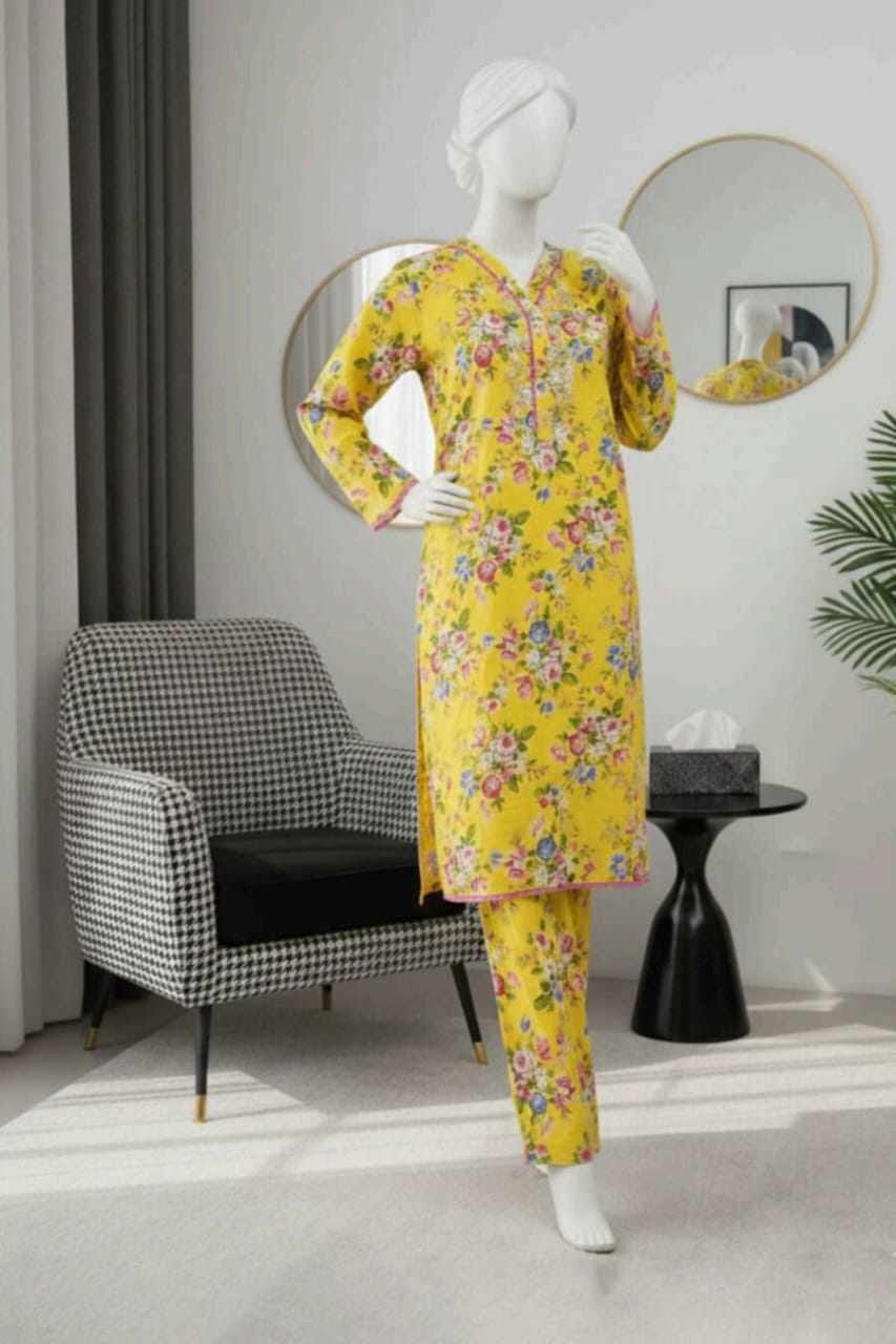 ALMEERAH  Stitched Lawn Cords Set 🔥 – Elegant, Comfortable & Ready to Wear.