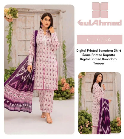 Gulahmed BanaDora 3P Unstitched