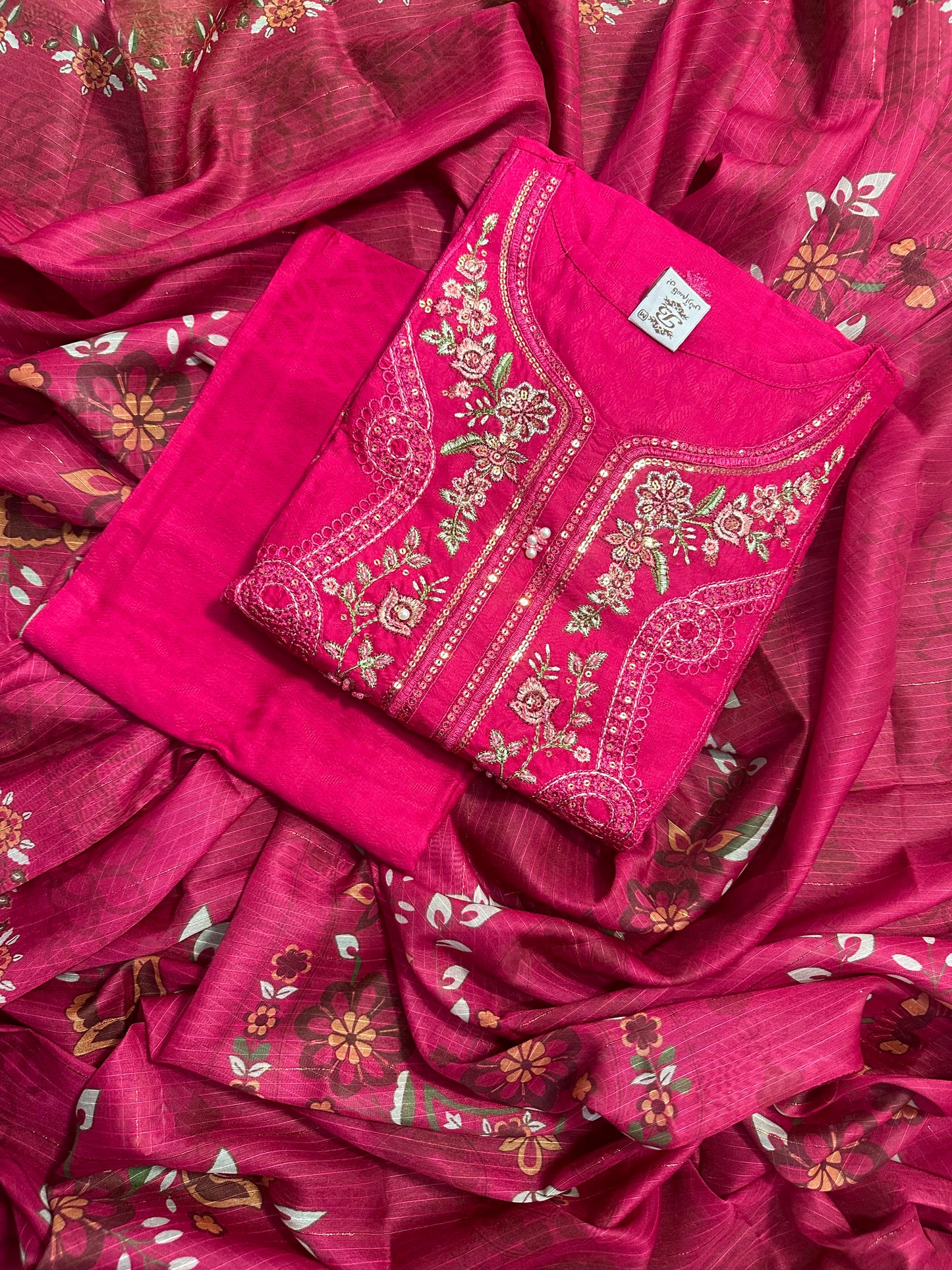BQ EMBROIDERY STITCHED 3PCS RANDOMLY ANY COLOR/ ANY DESIGN