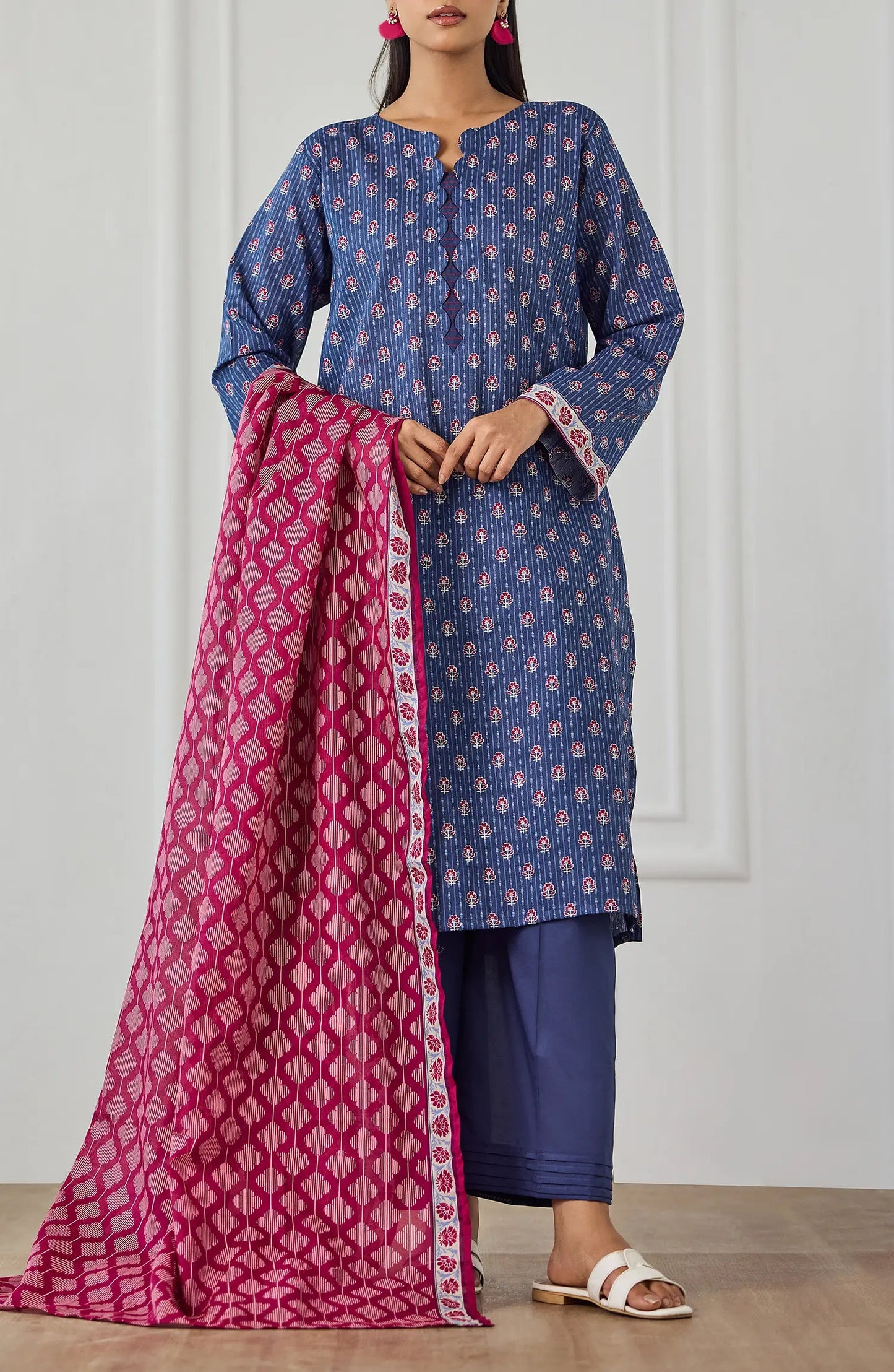 ✨ORIENT 100% ORIGINAL Unstitched Lawn 3 Piece✨ Design #OTL-25-546