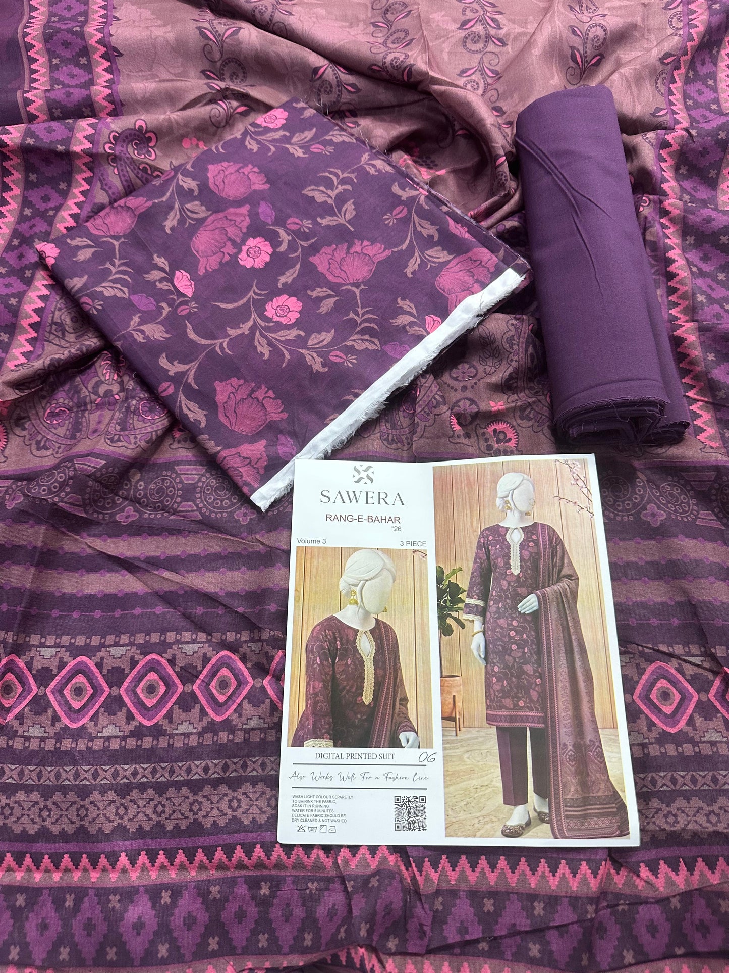 SAWERA – RANG-E-BAHAR (Vol-3) 3-PIECE UNSTITCHED COLLECTION