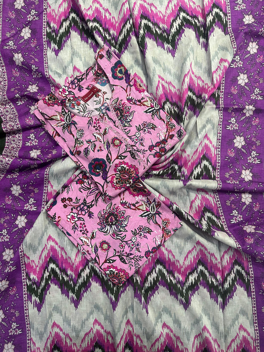 BIN SAEED STITCHED 3PCS COLLECTION D#01