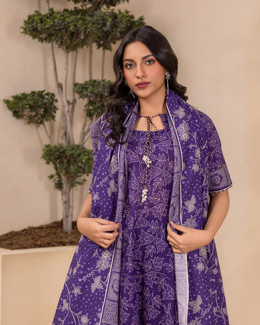 ZELLBURY Unstitched Lawn Collection 2026 Design #WUS26X30687