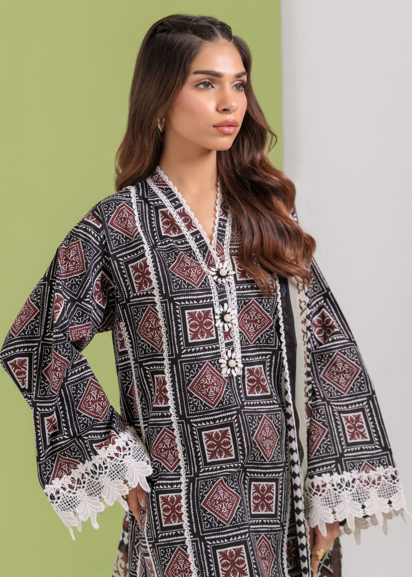 Bonanza Satrangi Unstitched Lawn - 3 Pc (WU3PPBS25LIUN17)