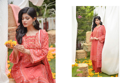 MoosaJee 100% Original Heritage Chunri Unstitched 3Ps👌🔥