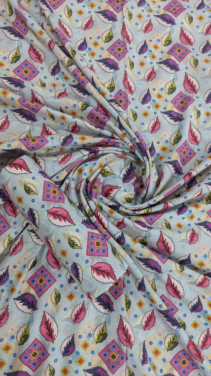 Mix Brand – Premium Unstitched Collection Digital Printed All-Over 2-Piece Suit