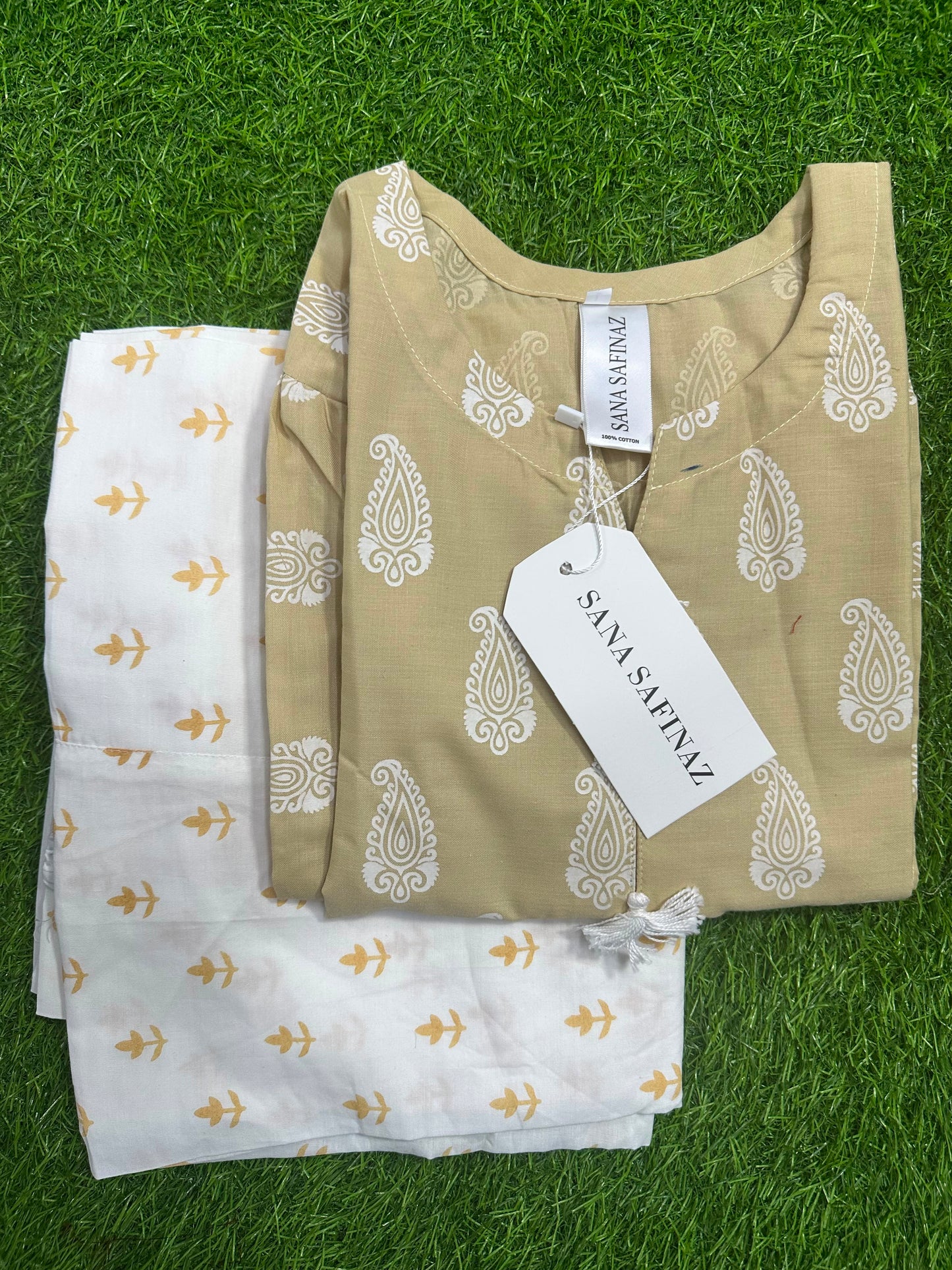 SanaSafinaz Stitched 2PCS Beige