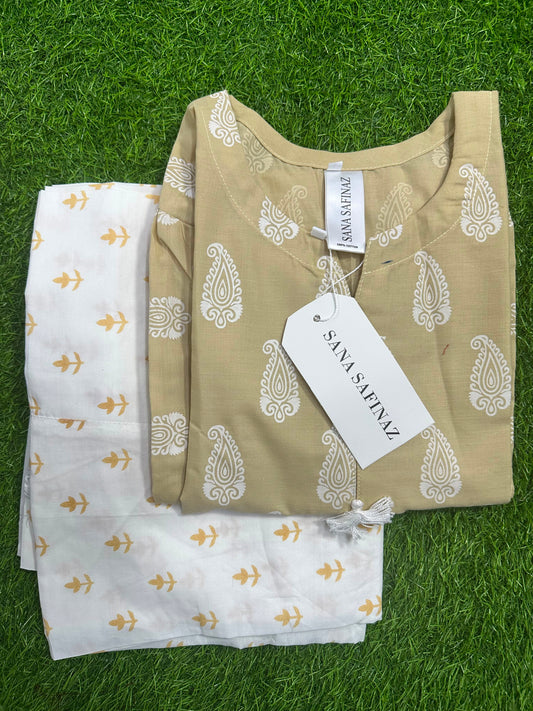 SanaSafinaz Stitched 2PCS Beige