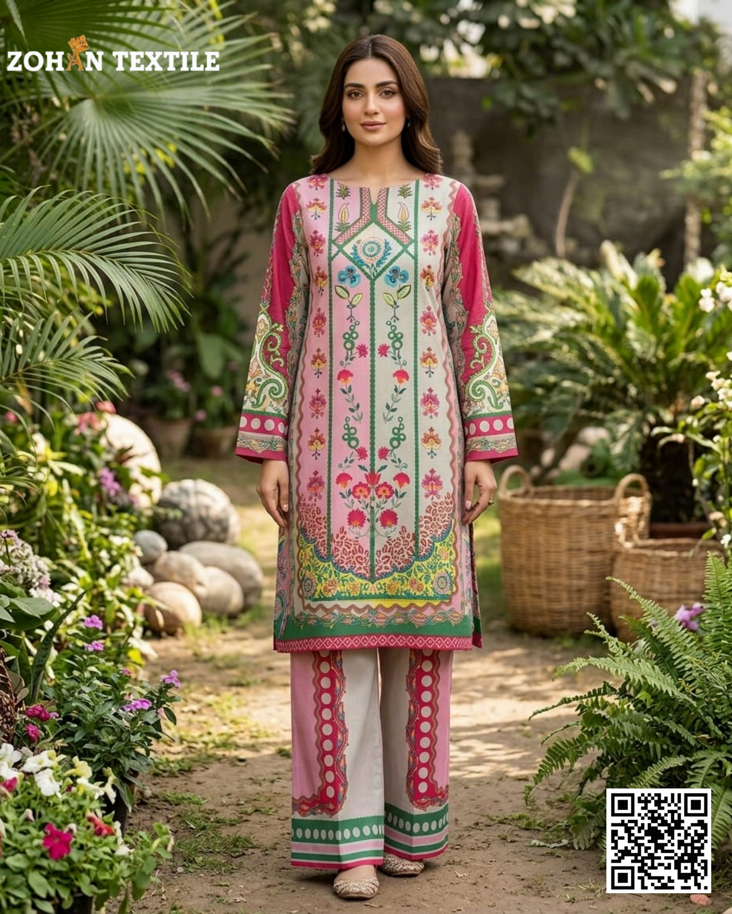 Zohan Textile Design No: 08 (S+T) Printed Collection