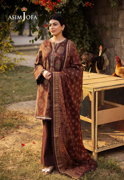 Asim Jofa (AJUBJ-23) 3Pcs Lawn Collection