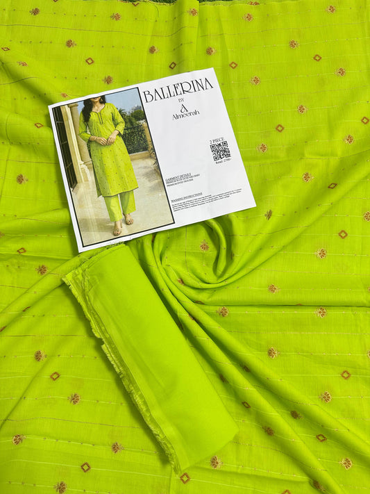 BALLERINA BY ALMEERAH D-4 -  2PCS JACQUARD COLLECTION