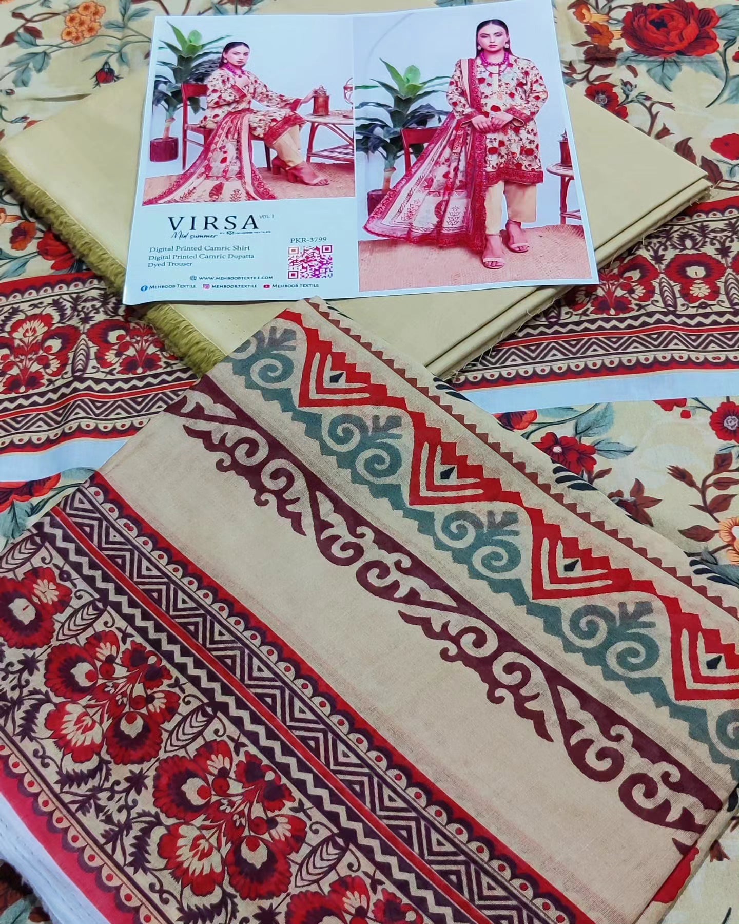 Virsa Mid Summer Lawn 3P