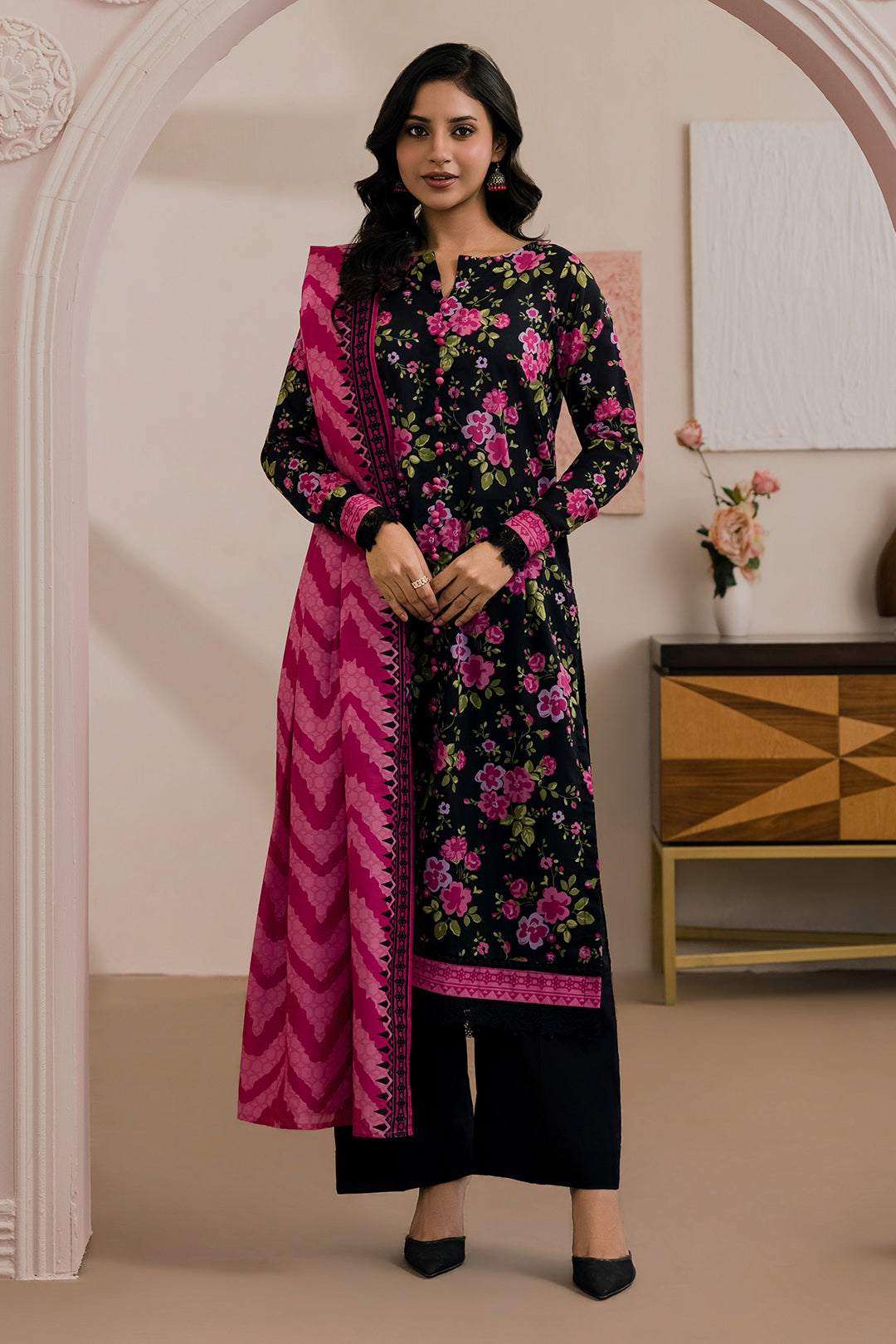 Zellbury D.C:-WUS26X20923   Digtal Printed Lawn 2Pcs Collection