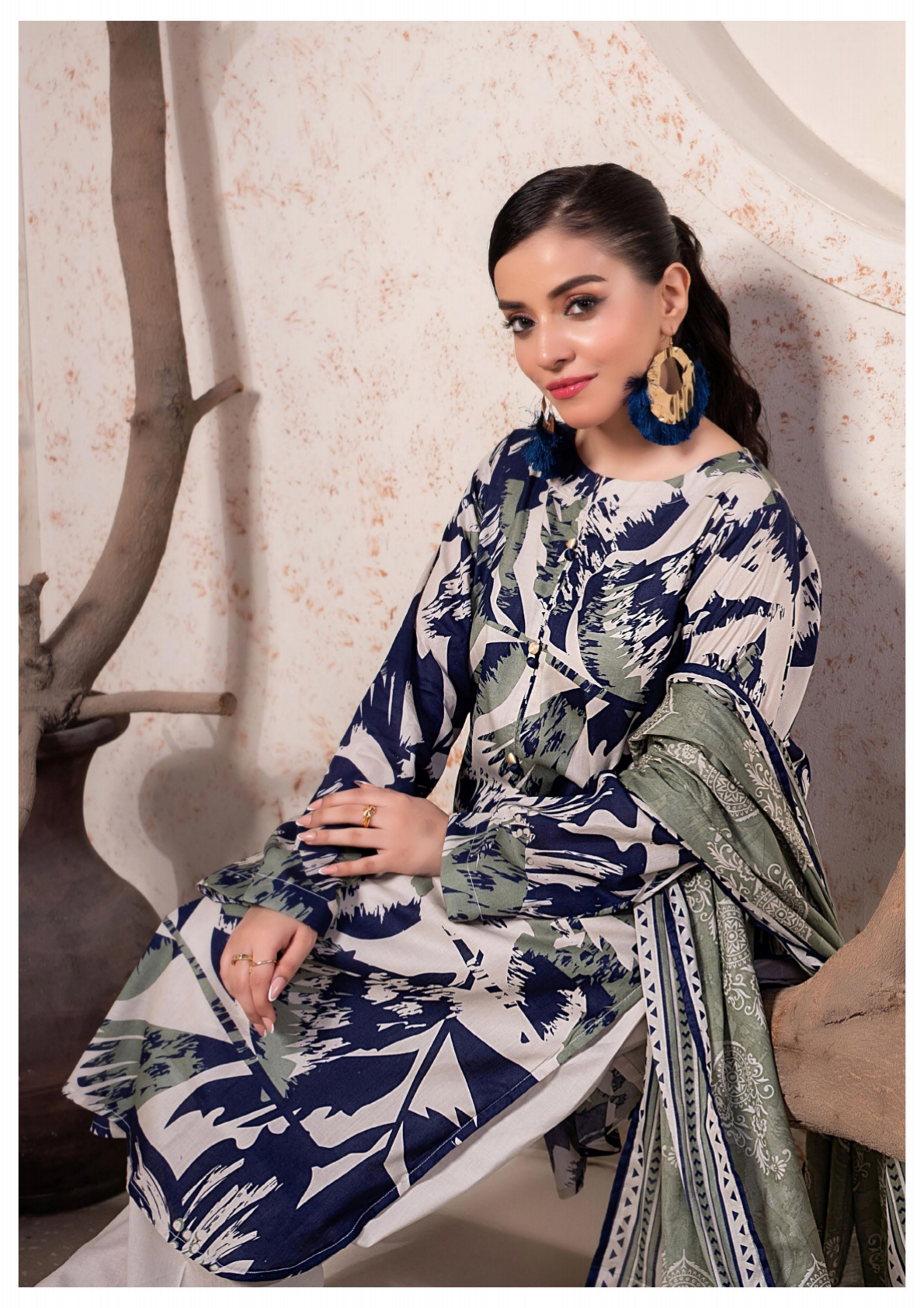 Bundle Of Zesh Unstitched Lawn 3 Piece in Wholesale Price 100% Original 🔥❤️