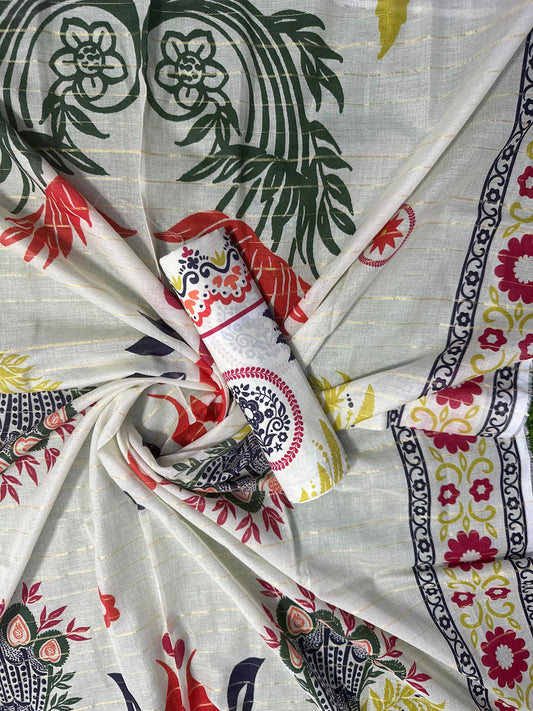 Pure Lawn D-43 (S+D) 2PCs Unstitched Collection