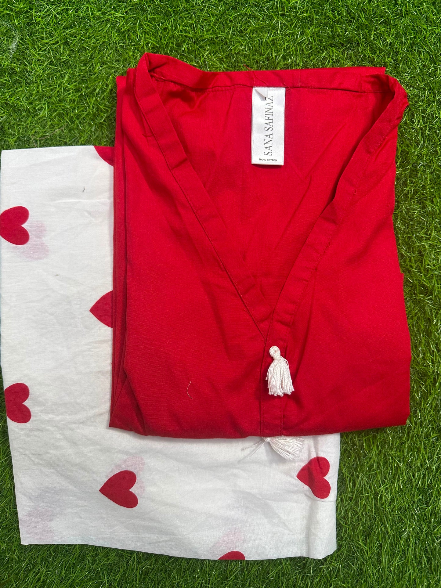 SanaSafinaz Stitched 2PCS Red