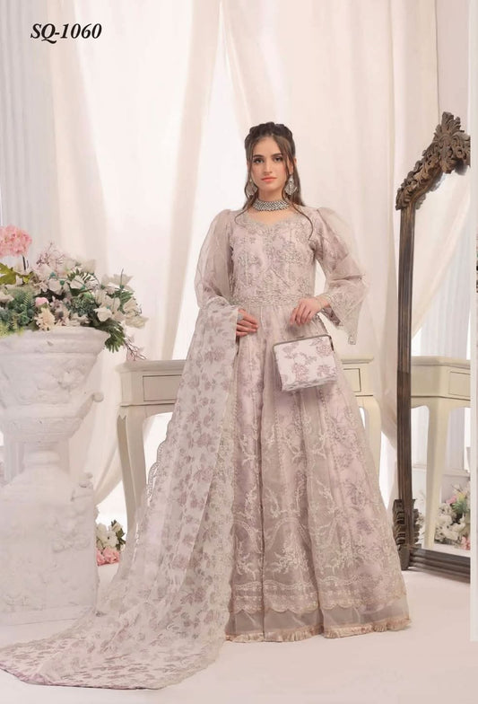 Zarlish Dusty Pink Luxury Embroidered Collection