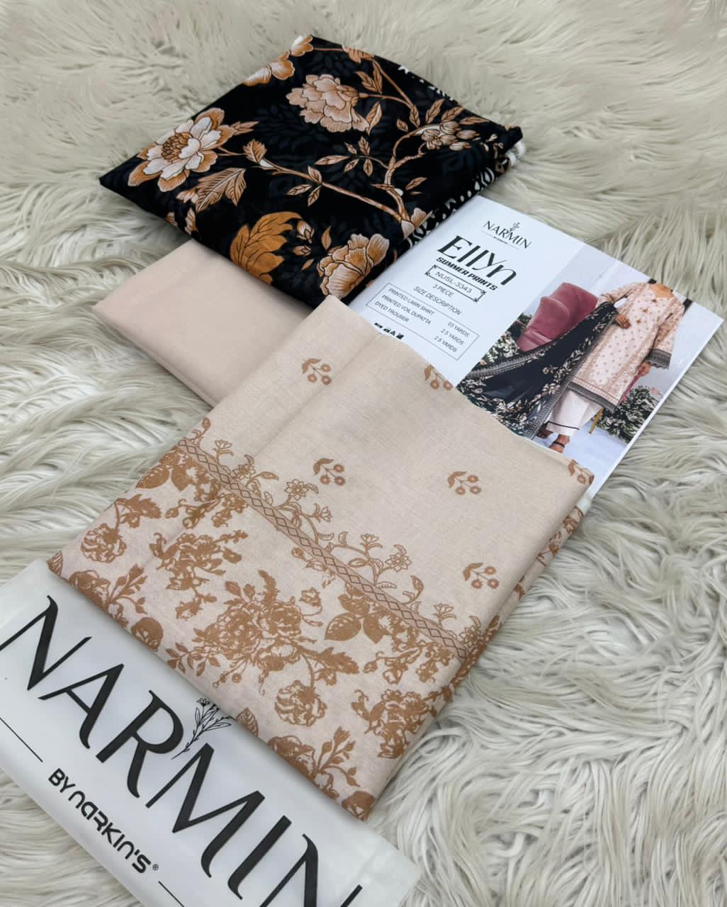NARMIN Ellyn 100% Original Unstitched Lawn ❤️  by NARKINS