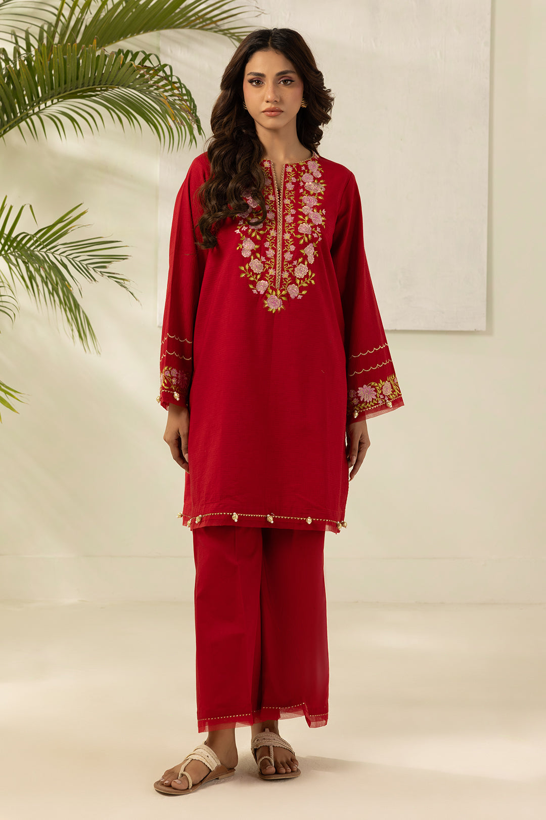 Zellbury D.C:-WUS26E21200  Embroidered Textured Lawn 2Pcs Collection