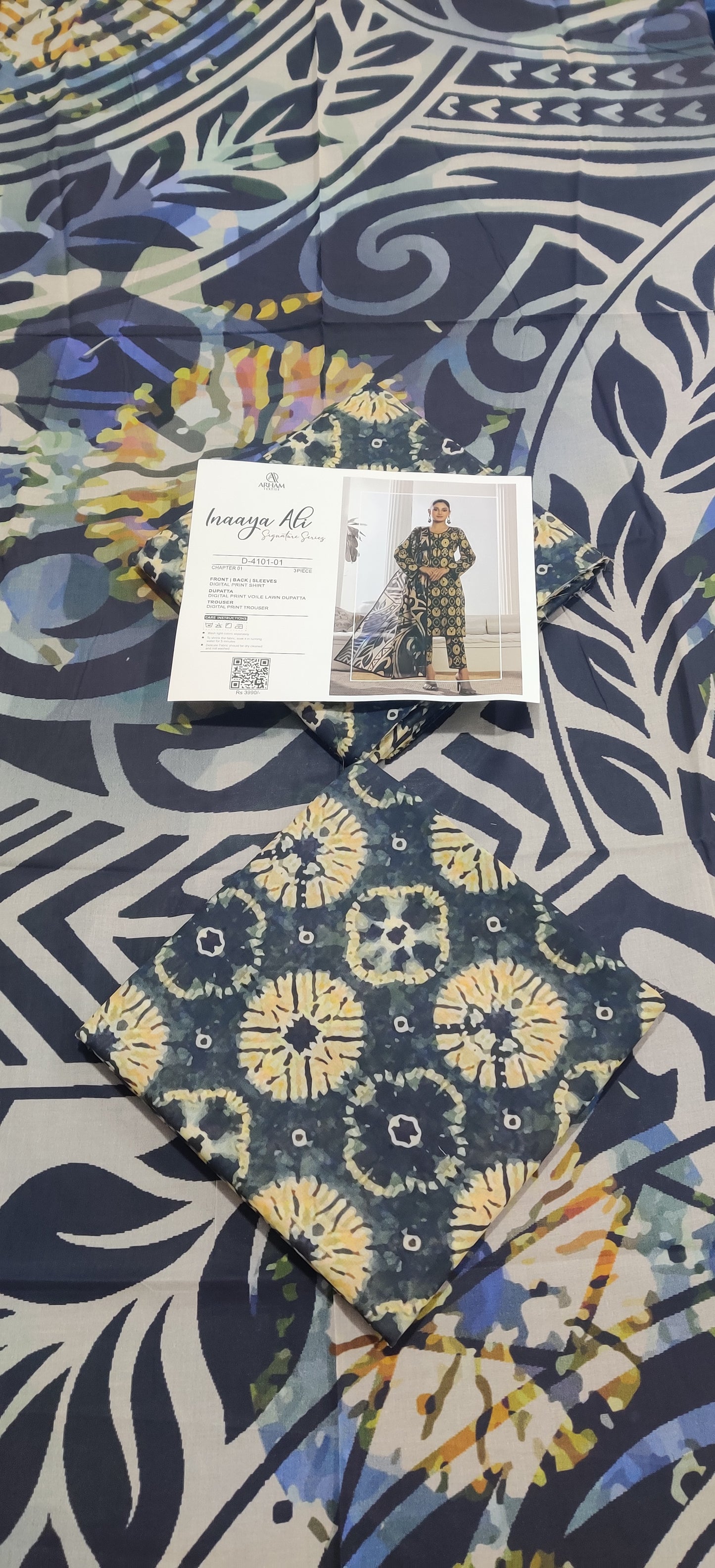 Inaaya Ali By ARHAM TEXTILE 3P