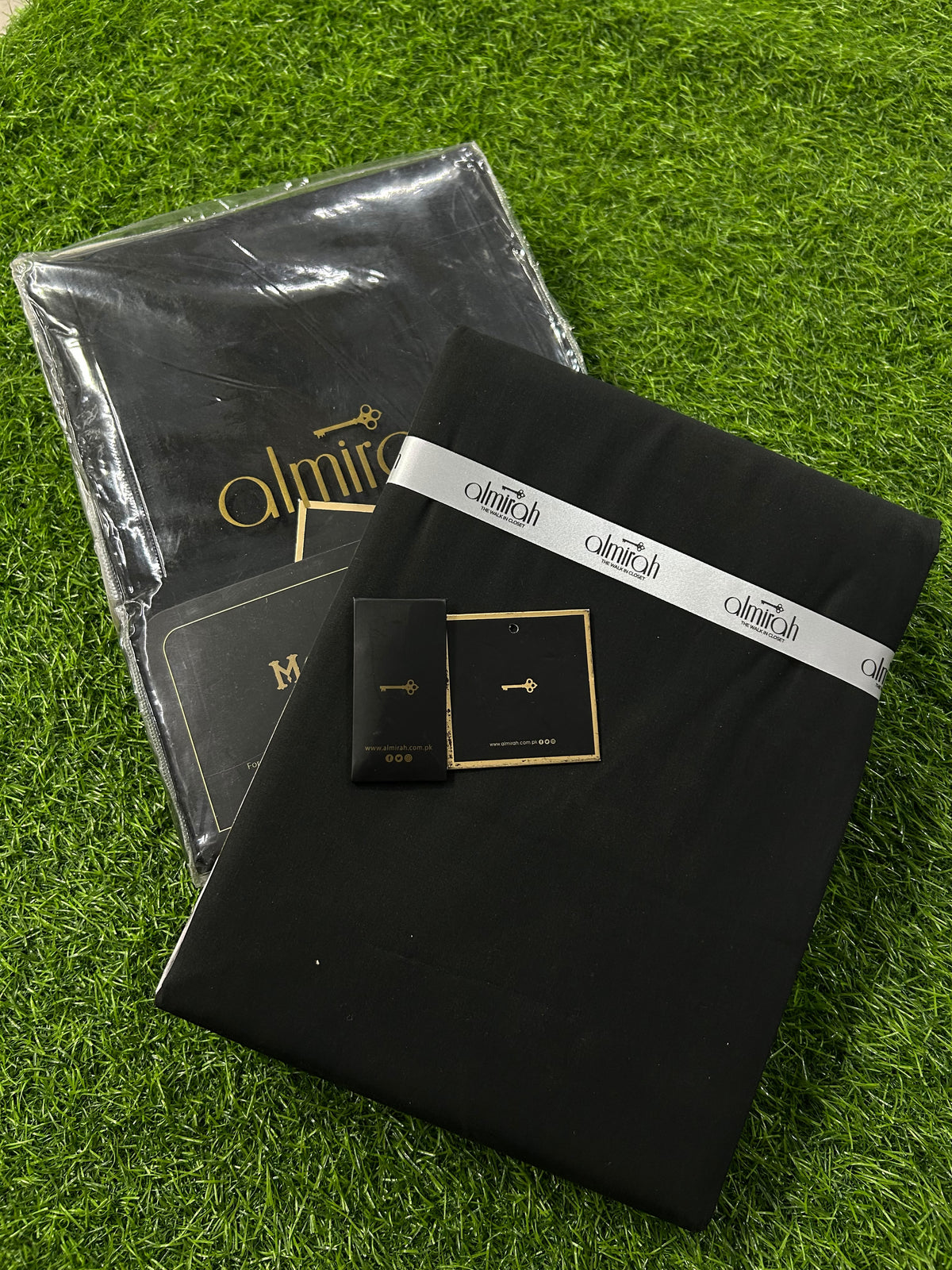 ALMIRAH’S MAHARAJA BLACK MEN'S COTTON