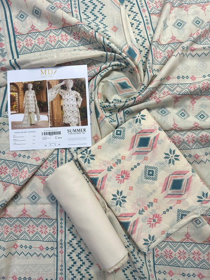 MTJ Original(WSDTS-PR-5217) Printed Lawn Unstitched Collection – Summer 2026