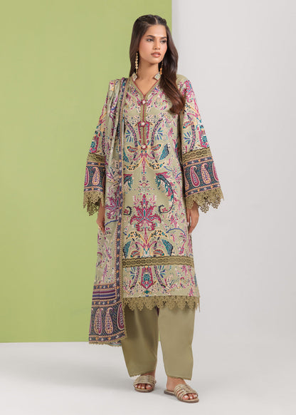Bonanza Satrangi Unstitched Aztec Paisley - 3 Pc (WU3PPBS25LIUN58)