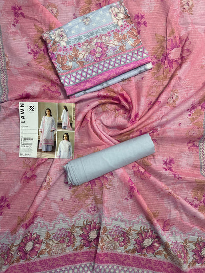 ZELLBURY Unstitched Lawn Collection 2026 Design # WUS26X30694