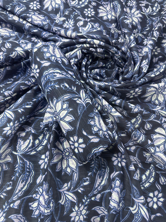 Sapphire & Bareeze Blue-White 2Pcs All-Over Printed