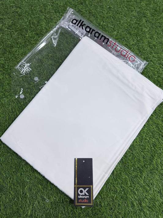 ALKARAM Egyptian Cotton Gents Suits ♥️👔 Color: White