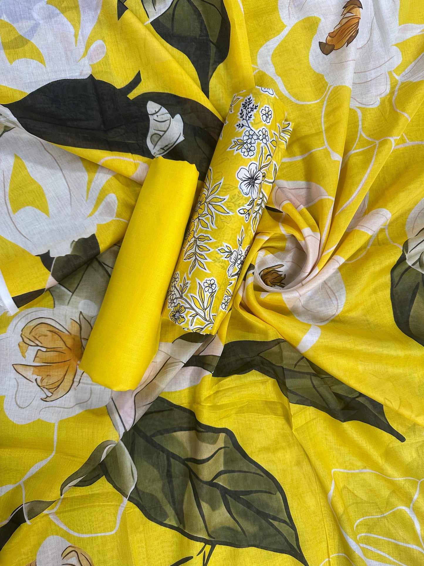 ZAMAN PRINTED UNSTITCHED 3PCS COLLECTION