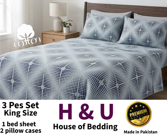H&U Double Bed Bedsheet