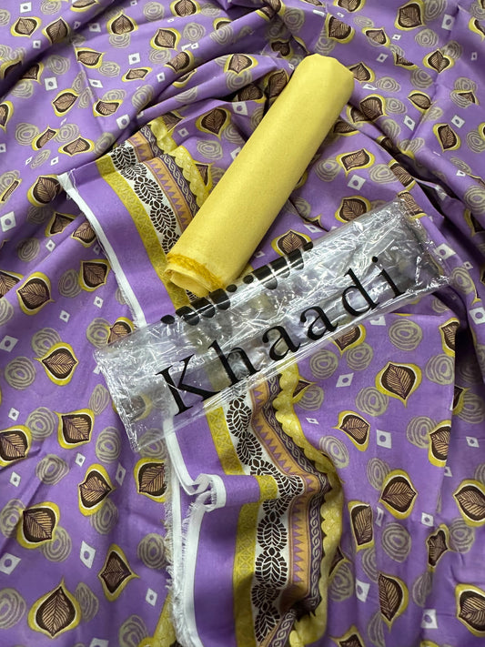 Khaadi Purple Printed 2Pcs