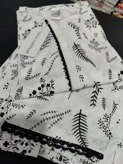 Sanasafinaz Printed  Stitched 2P