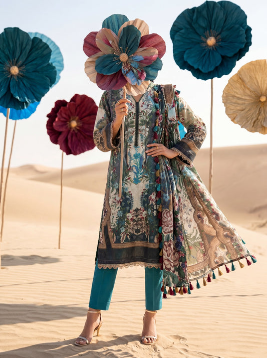 Almeerah ARZA – PRINTED 2PC Premium Lawn Collection