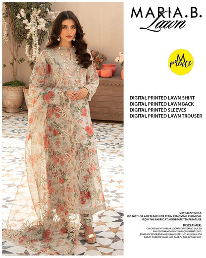 Maria.B Lawn Unstitched 3 Pieces in Wholesale Price 🔥🧡