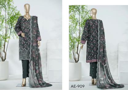 AIFA – ELANOR Collection ΑΕ-909 Embroidered 3 Piece Suit