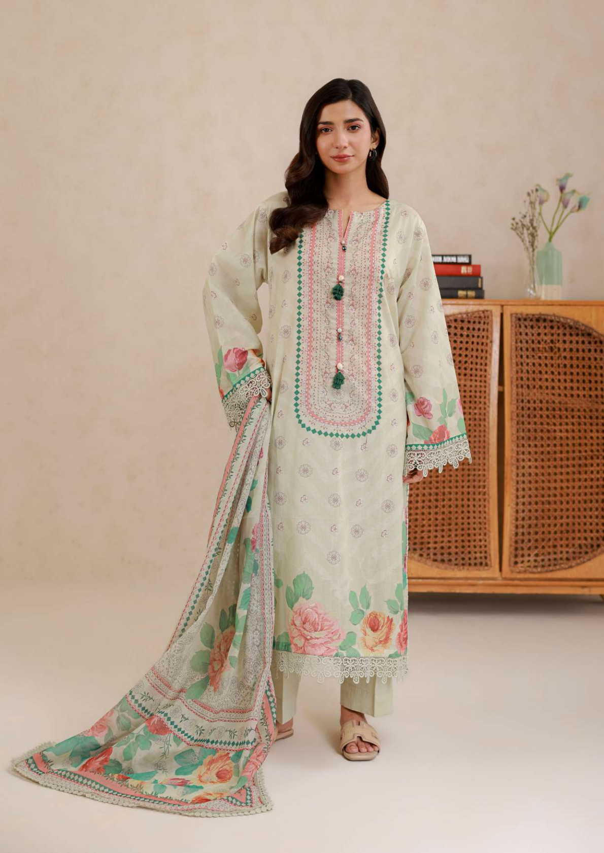 ZELLBURY Unstitched Lawn Collection 2026 Design # WUS26X30825
