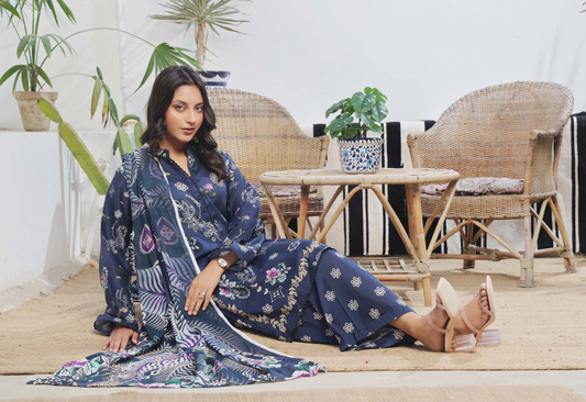 MoosaJee 100% Original Unstitched 3Pcs 🥳🔥