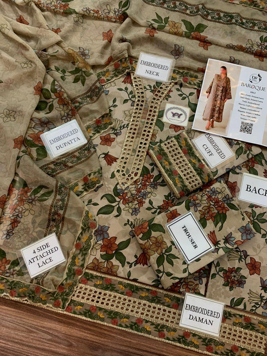 Baroque Skin 3PC Emb Lawn